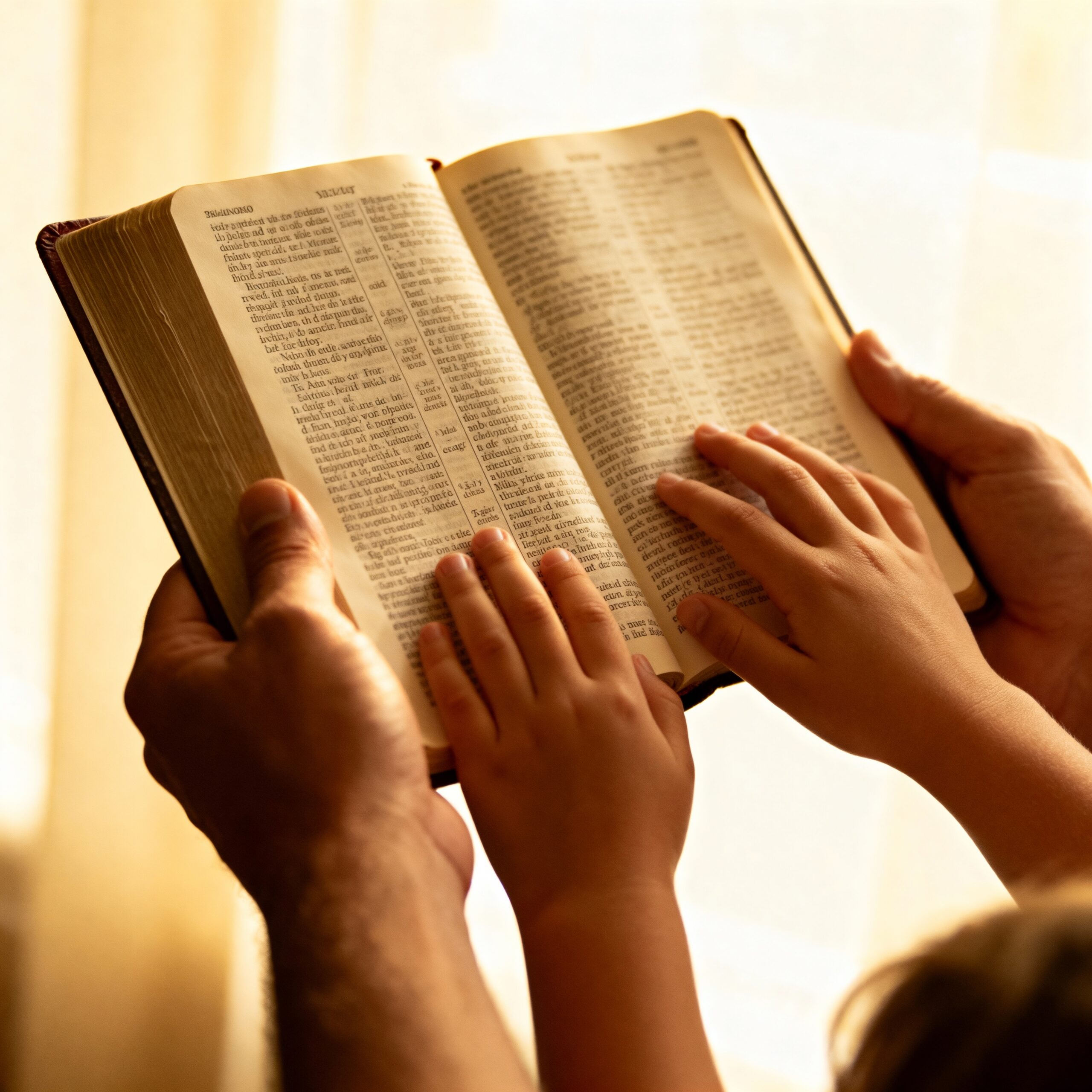 Biblia y cuaderno sobre una mesa