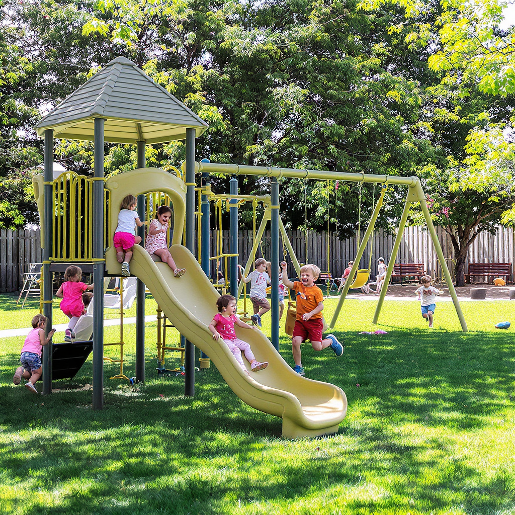 Niños jugando con reglas y límites claros